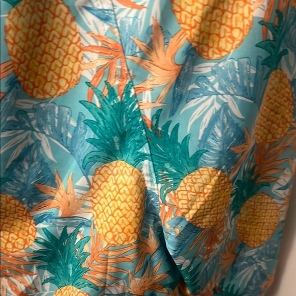 Vibrant Yellow and Green Board Shorts with Elastic Waistband - Picture 11 of 12